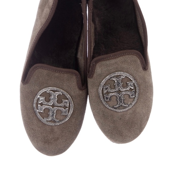 EUC Tory Burch Suede Round Toe Loafers Size 6 - Picture 4 of 4